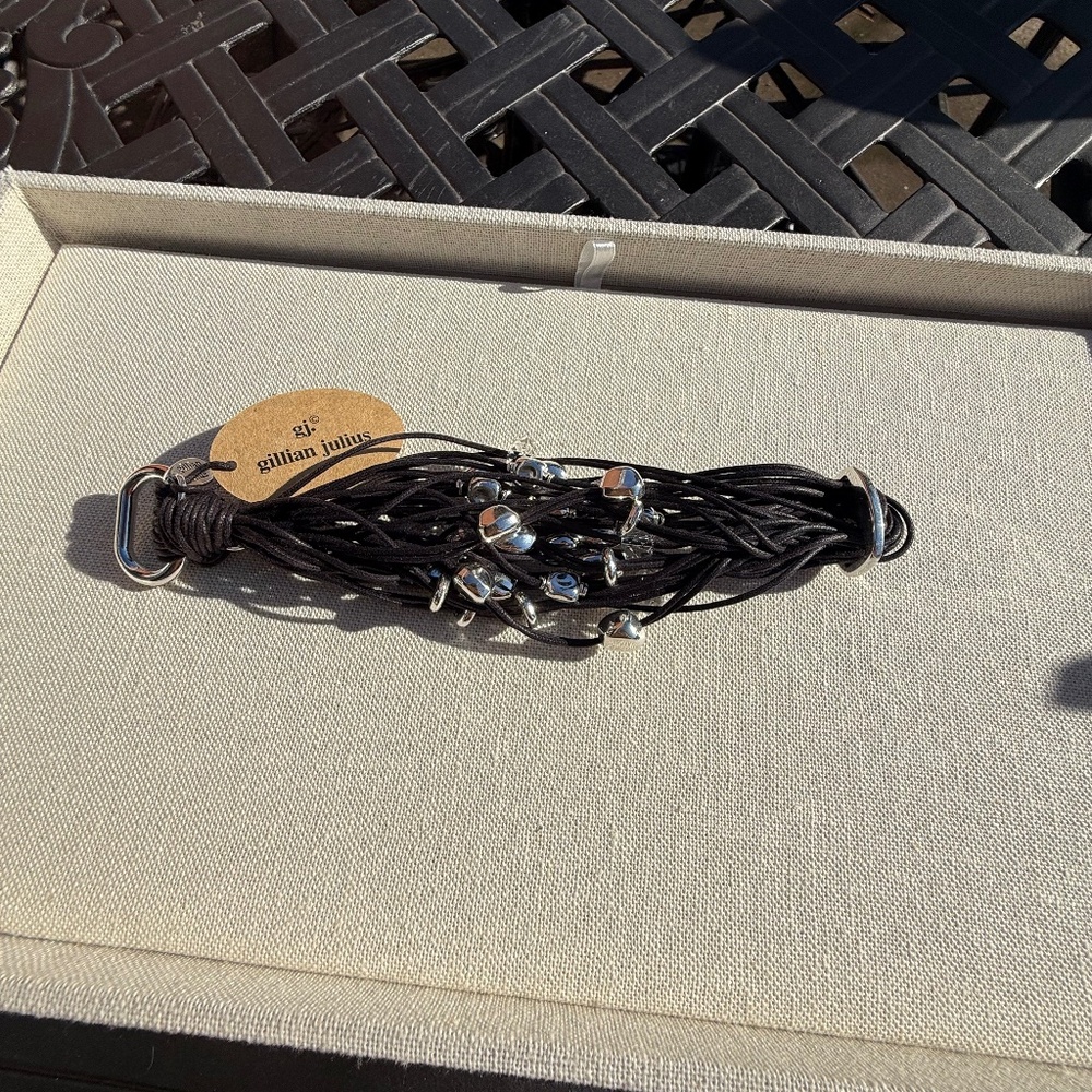 *NWT* Gillian Julius Silver Stone Bracelet